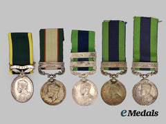 United Kingdom. A Lot of India General Service Medals