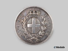 Italy, Kingdom. An Al Valore Medal to Naudet Tambour, Franco-Austrian War of 1859