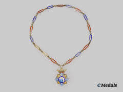 Spain, Fascist State. An Order Of Penitentiary Social Merit, Distinguished Gold Cross With Collar, C.1945