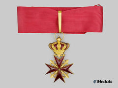 Italy, Duchy of Tuscany. A Military Order of St. Stephen, Commander Cross.