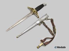Hungary, Kingdom. A Model 1932 Air Force Officer’s Dagger, with Hanger, by Mészáros Lajos