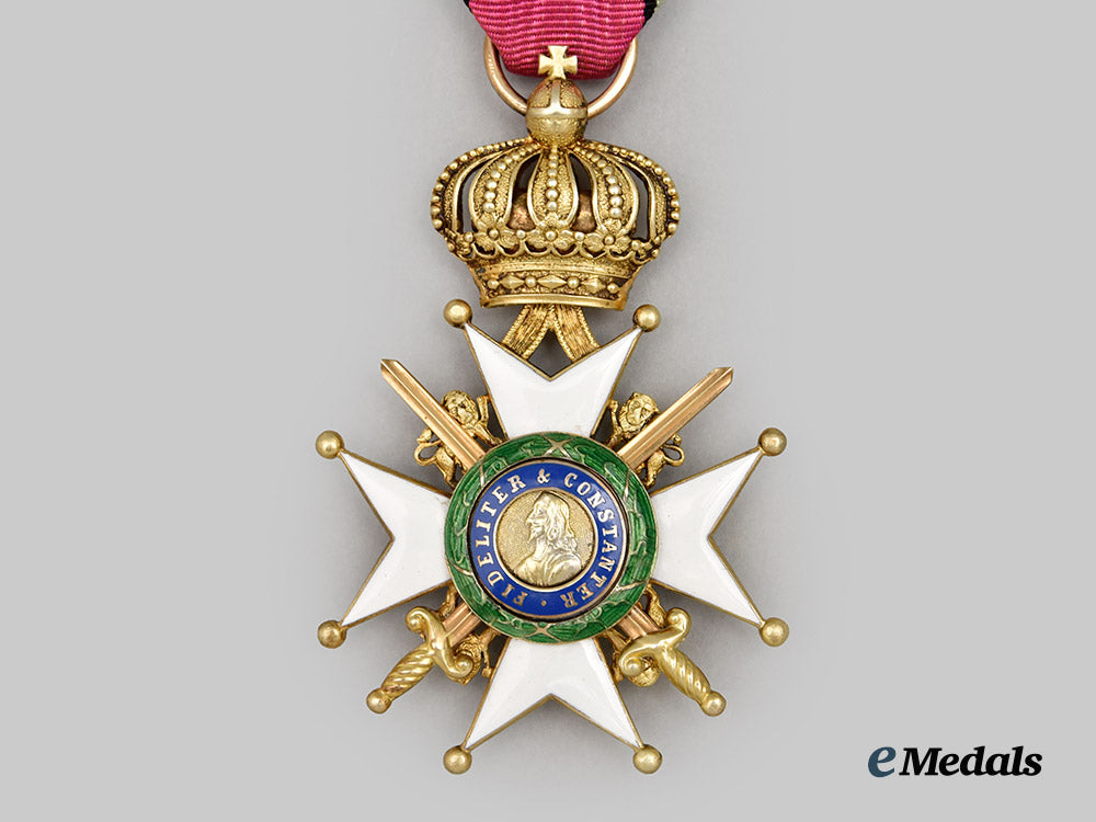 saxe-_ernestine,_duchies._a_house_order_of_saxe-_ernestine,_i_i_class_knight’s_cross_with_swords___m_n_c2351