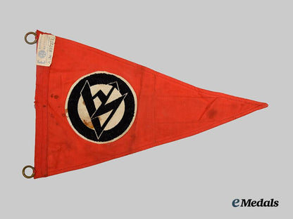 germany,_third_reich._a_sturmabteilung_pennant,_with_period_publications___m_n_c2480