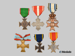 Germany, Imperial. A Lot of Six Service Awards