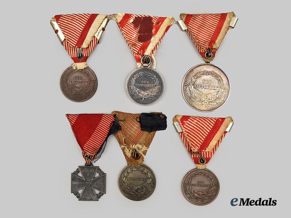 austria,_empire._a_lot_of_six_bravery_medals___m_n_c2563