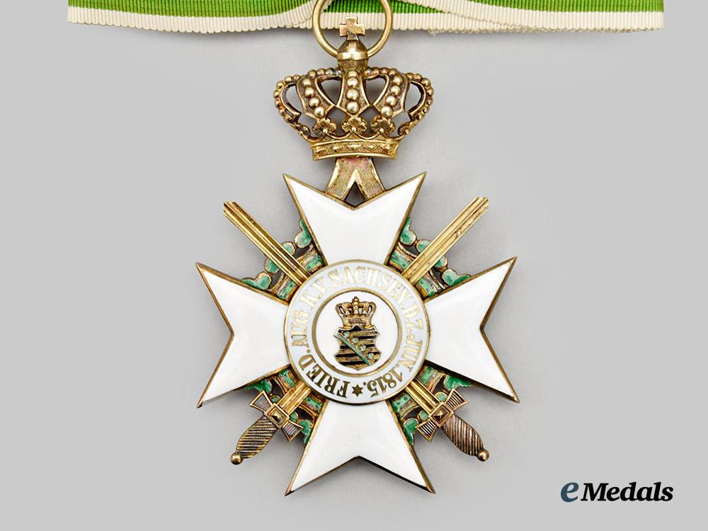 saxony,_kingdom._a_rare_order_of_merit,_commander’s_cross_with_swords,_c.1917___m_n_c2586