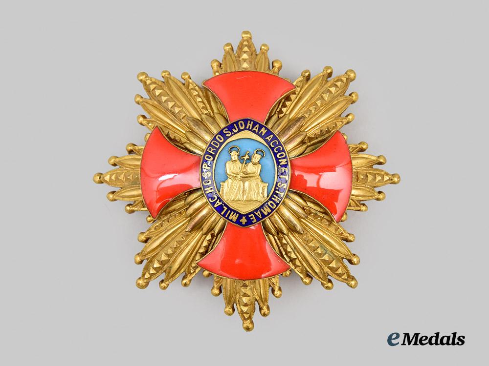 italy,_republic/_international._a_sovereign_military_hospitaller_order_of_saint_john_of_acre_and_saint_thomas,_grand_cross_set_by_alberti&_co.,_in_case___m_n_c2636