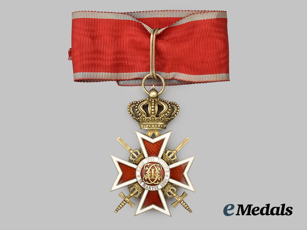 Romania Kingdom An Order Of The Crown Of Romania III Class Commande romania-kingdom-an-order-of-the-crown-of-romania-iii-class-commande