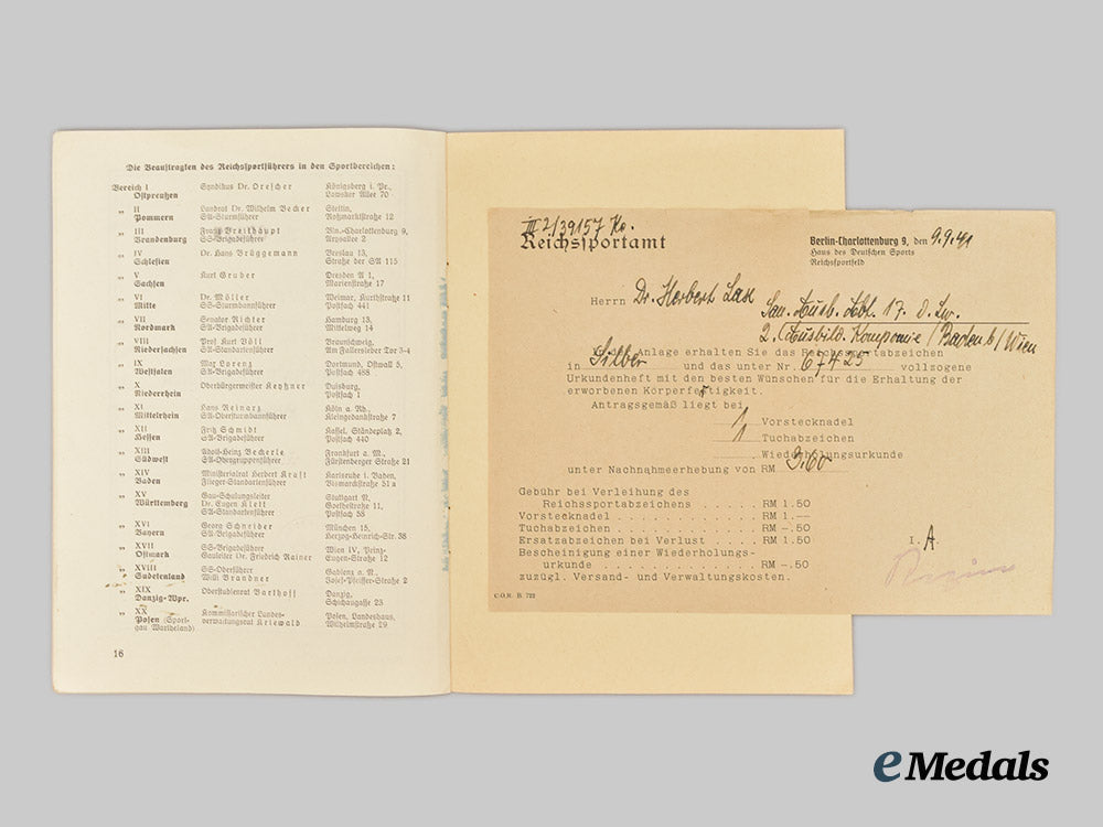 germany,_luftwaffe._a_lot_of_award_documents_to_herbert_lax,_flak_regiment_physician___m_n_c2837