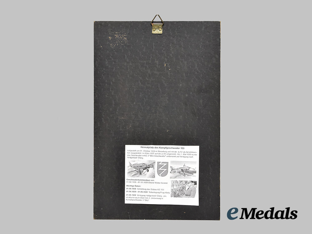 germany,_luftwaffe._a_kampfgeschwader153_commemorative_plaque___m_n_c2927