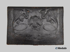 Spain, Spanish State. A Leather and Embroidery Document Folder