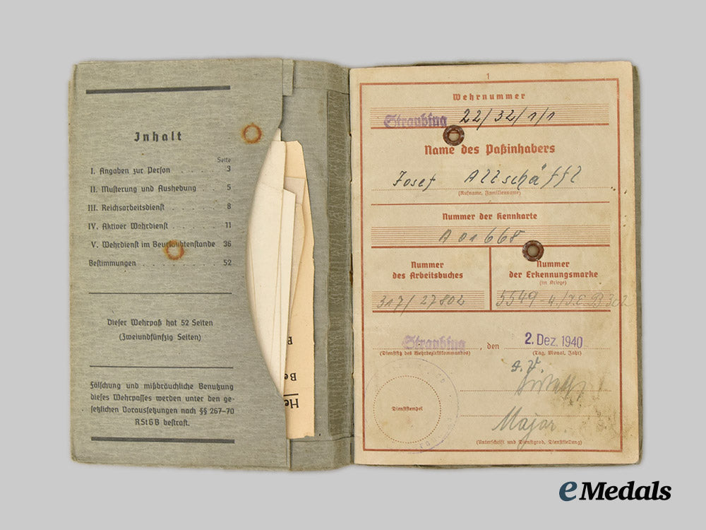 germany,_heer._a_wehrpaß_to_josef_altschäffl,_decorated_eastern_front_combatant_released_for_head_wounds___m_n_c3023