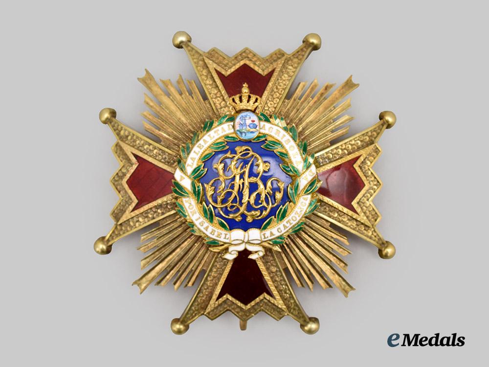 spain,_kingdom._a_star_of_isabella_the_catholic,_grand_cross_star___m_n_c3029