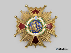 Spain, Kingdom. A Star of Isabella the Catholic, Grand Cross Star