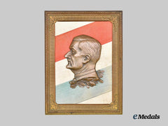 Hungary, Kingdom. A Miklós Horthy Patriotic Plaque