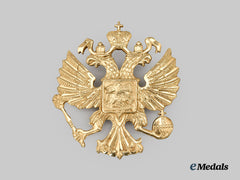 Russia, Imperial. A 14k Imperial Eagle Gold Pendant