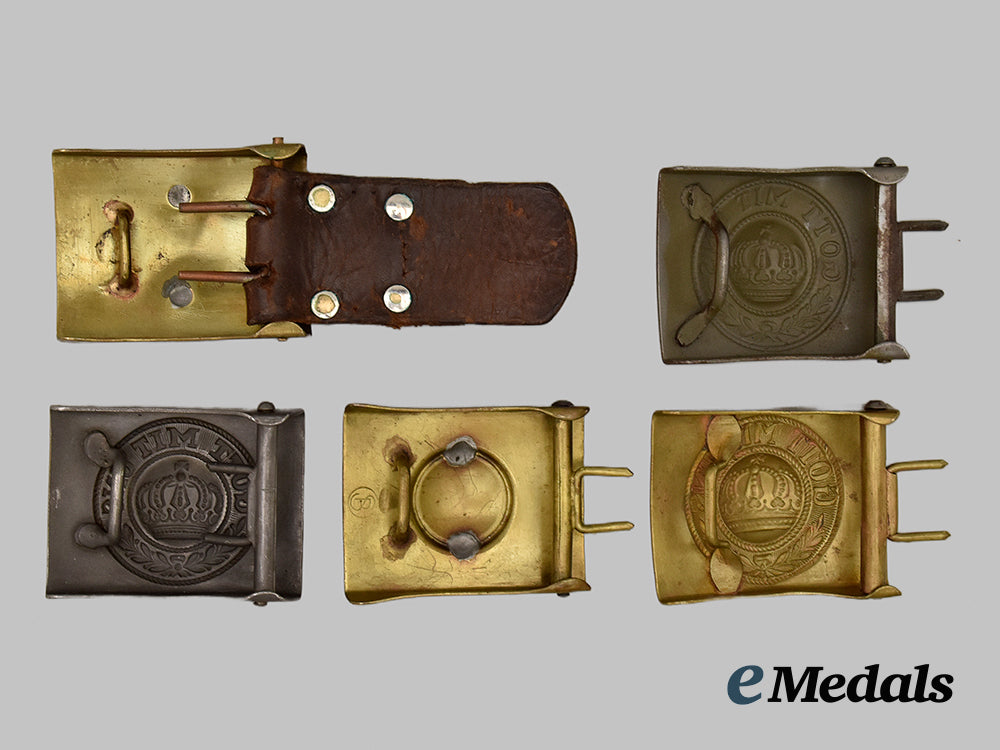 germany,_imperial._a_mixed_lot_of_army_belt_buckles___m_n_c3272