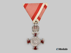Austria, Imperial. An “1849” Merit Cross, Type III, III Class Cross with Crown, by Wilhelm Kunz