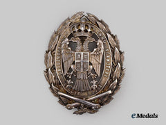 Serbia, Kingdom. Military Academy Graduate Badge, “Краљевско-српска војна академија 1850–1880”
