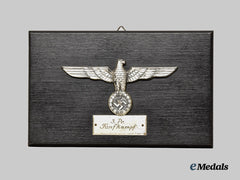 Germany, Wehrmacht. An Armed Forces Pentathlon 3rd Place Victor’s Plaque