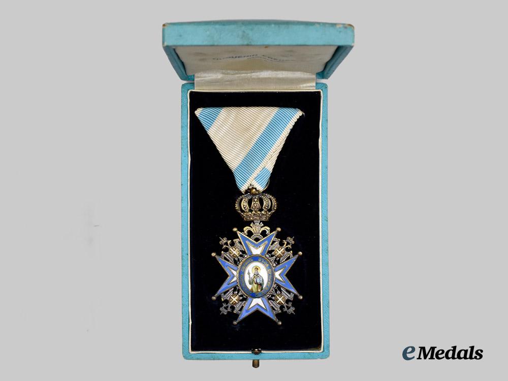 serbia,_kingdom._an_order_of_saint_sava,_i_v_class_officer,_by_huguenin_frères&_co.,_c.1930___m_n_c3455