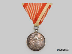 Serbia, Kingdom. A Royal Household Medal, Austrian Made, by G.A Scheid