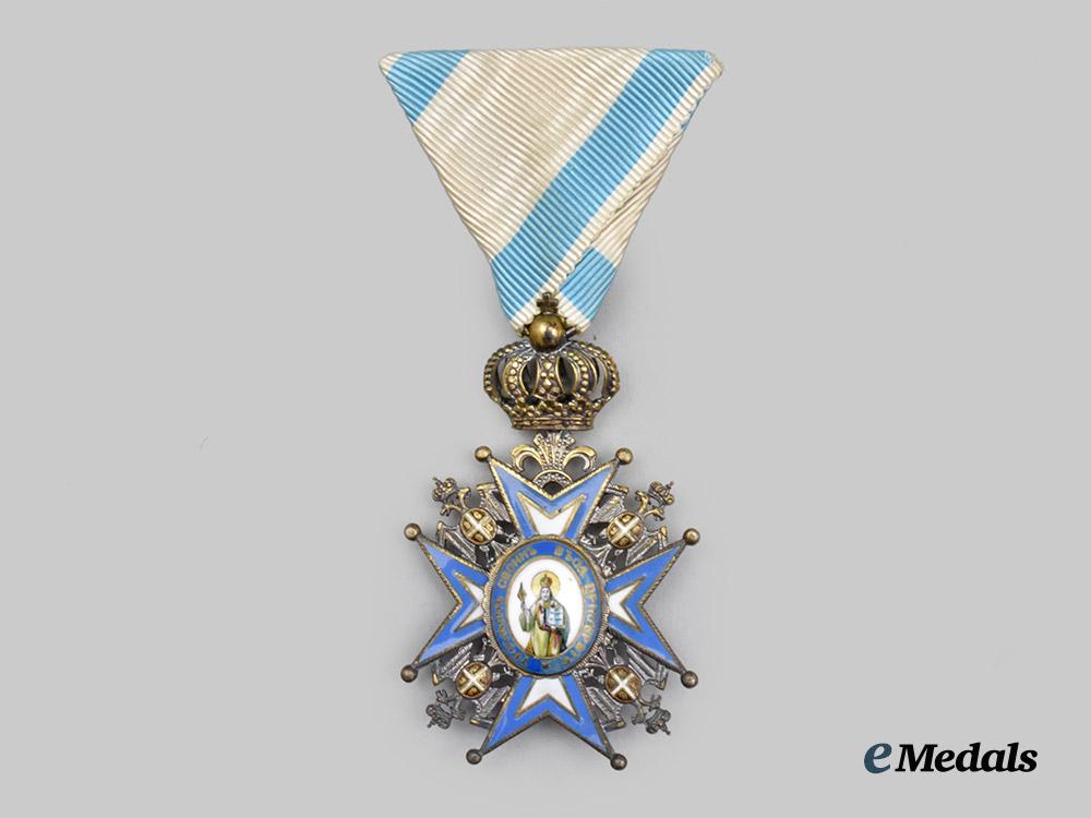 serbia,_kingdom._an_order_of_saint_sava,_i_v_class_officer,_by_huguenin_frères&_co.,_c.1930___m_n_c3458