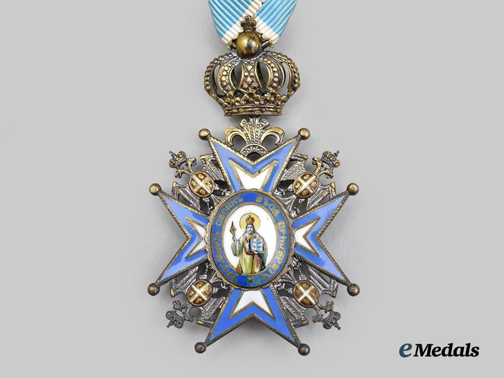 serbia,_kingdom._an_order_of_saint_sava,_i_v_class_officer,_by_huguenin_frères&_co.,_c.1930___m_n_c3459