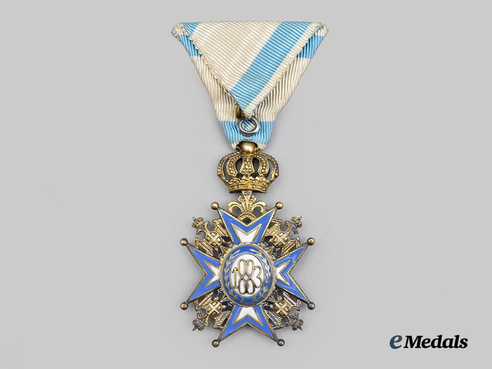 serbia,_kingdom._an_order_of_saint_sava,_i_v_class_officer,_by_huguenin_frères&_co.,_c.1930___m_n_c3460