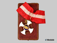 Italy, Kingdom. An Order of the Crown in Gold, Commander's Badge