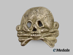 Germany, Weimar Republic. An Early Totenkopf Cap Insignia, c. 1923