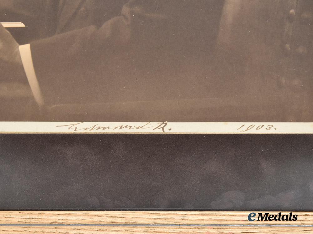 united_kingdom._a_signed_photograph_of_king_edward_v_i_i_reading_in_his_study,_c.1903___m_n_c3816
