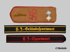 Germany, HJ. A Mixed Lot of Cloth Insignia