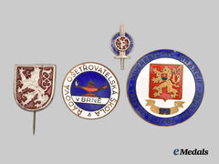 Czechoslovakia, Republic. A Lot of Badges