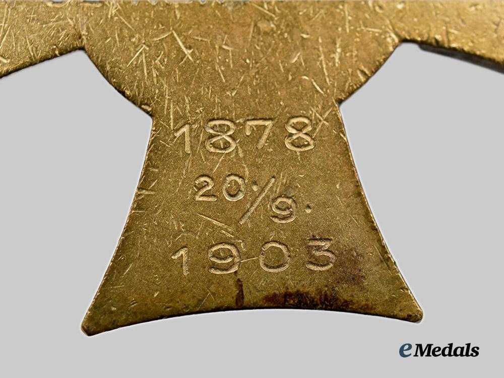 austria,_imperial._a_military_long_service_decoration,_i_i_i_class_for_officers_to_hauptmann_aurel_spitzka,_c.1900___m_n_c4149