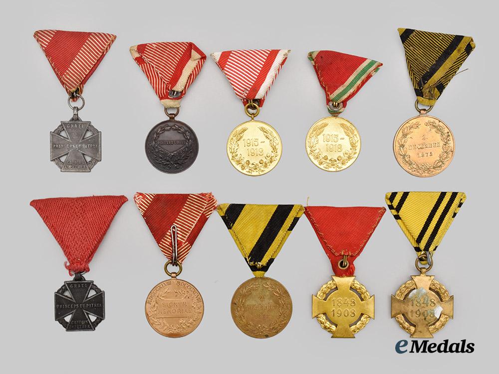 austria,_imperial._a_lot_of_ten_medals.___m_n_c4185