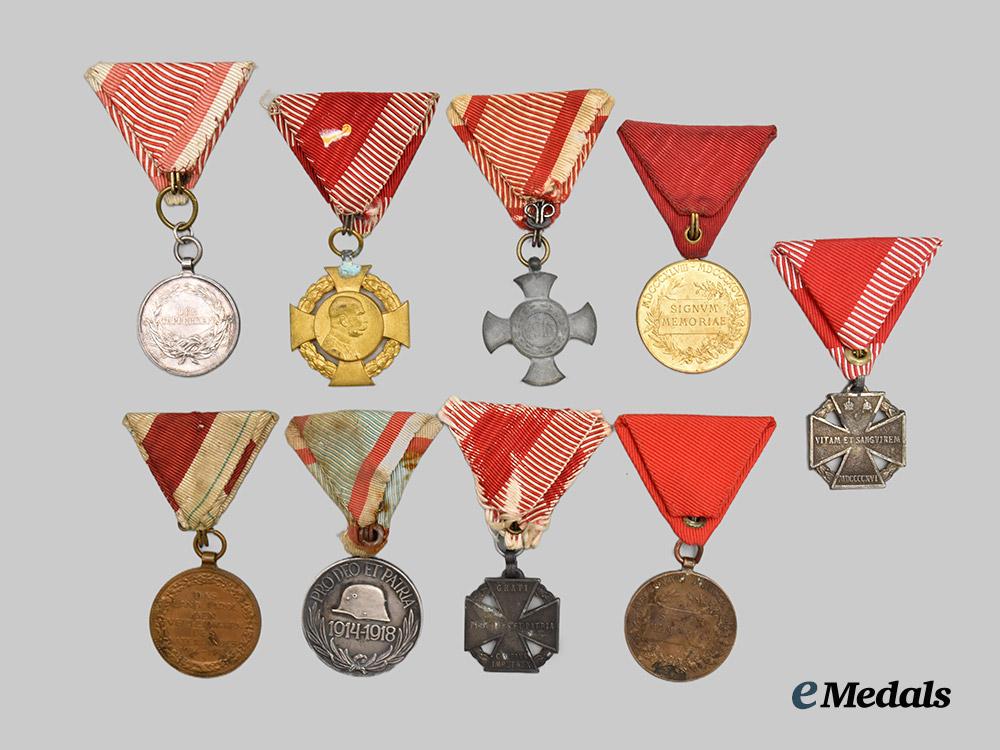 austria,_empire._a_lot_of_nine_imperial_austro-_hungarian_medals_and_awards___m_n_c4367