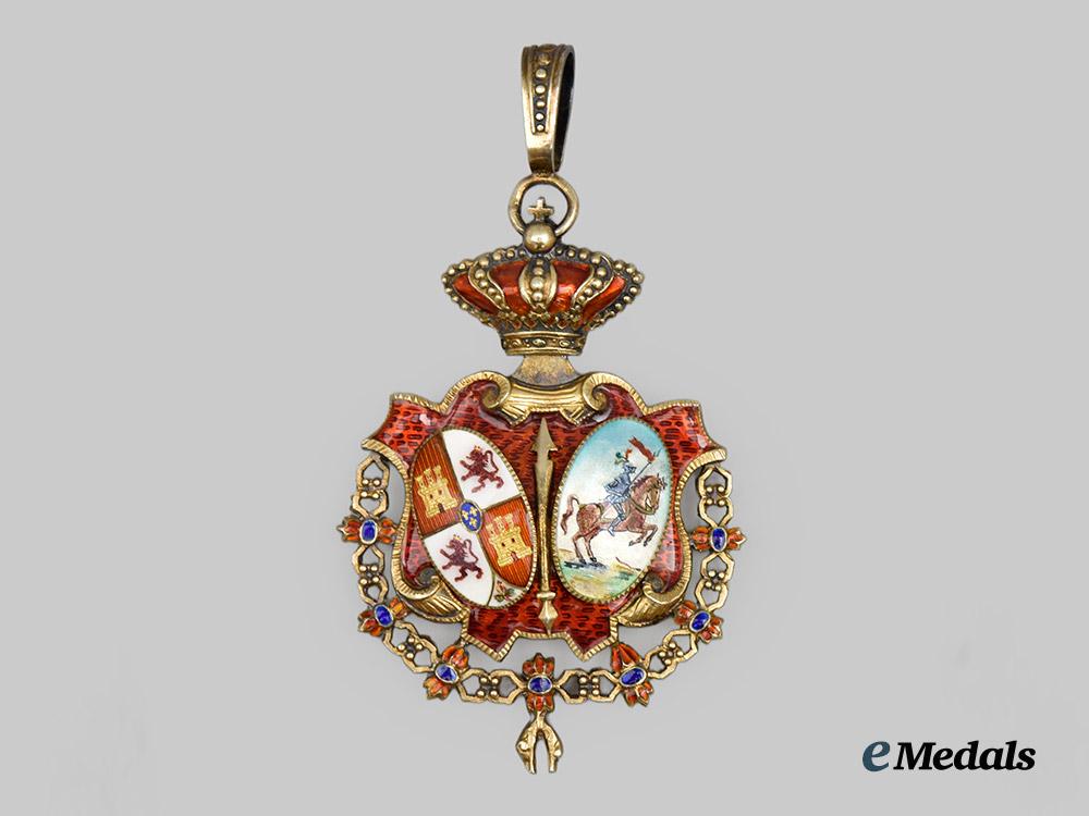 spain,_kingdom._a_scarce_neck_collar_of_the_royal_illustrious_and_discreet_noble_chapter_of_knights_of_mercy,_c.1900___m_n_c4412