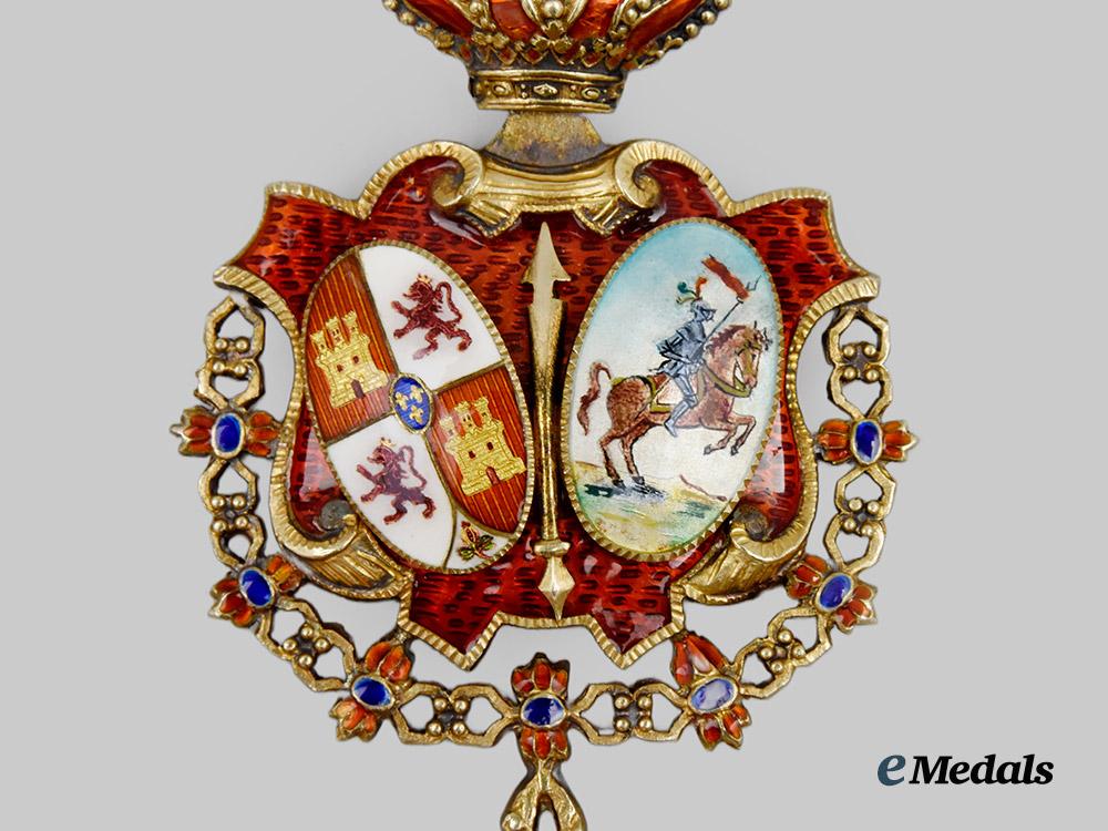 spain,_kingdom._a_scarce_neck_collar_of_the_royal_illustrious_and_discreet_noble_chapter_of_knights_of_mercy,_c.1900___m_n_c4414