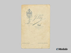 Serbia, Kingdom. A Studio Photograph of King Milan Obrenović I