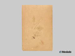 Serbia, Kingdom. A Photograph of King Milan I of Serbia with his son and future King Alexander I, c. 1888