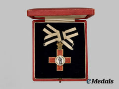 United Kingdom. A Badge of the Order of the League of Mercy, Ladies' Award, 1899-1946 Version