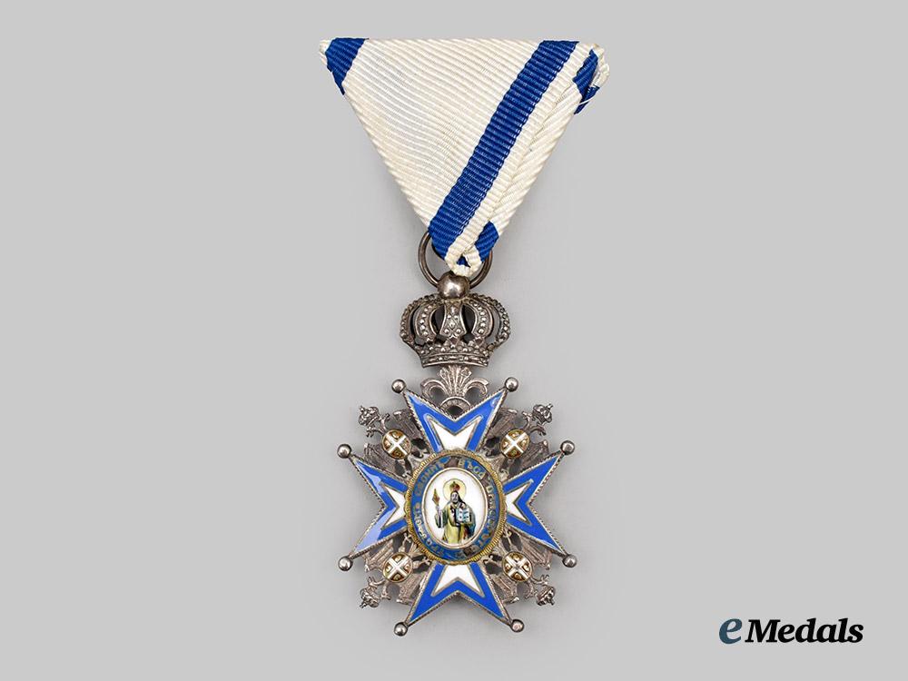 serbia,_kingdom._an_order_of_st._sava,_i_v_class_by_huguenin_freres___m_n_c4628