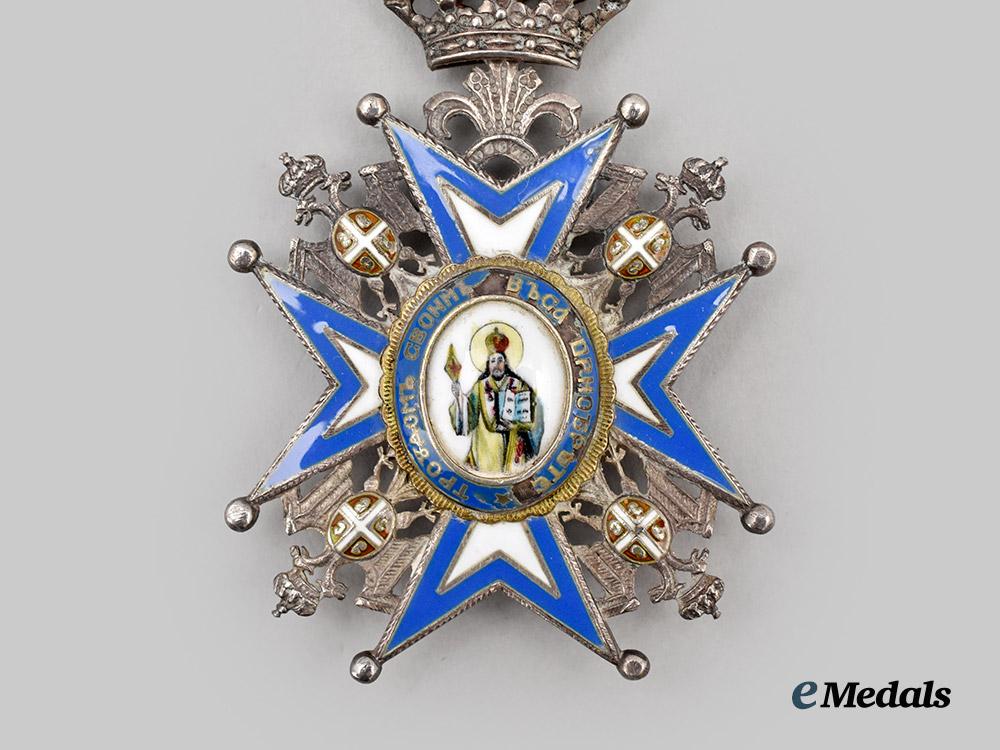 serbia,_kingdom._an_order_of_st._sava,_i_v_class_by_huguenin_freres___m_n_c4629