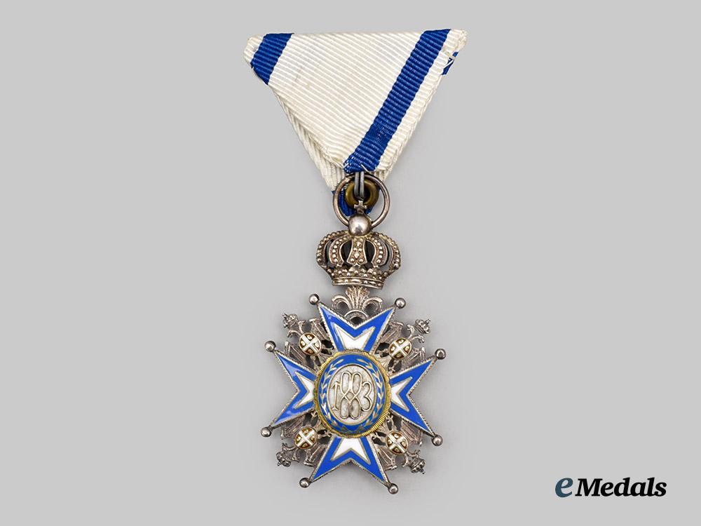 serbia,_kingdom._an_order_of_st._sava,_i_v_class_by_huguenin_freres___m_n_c4630