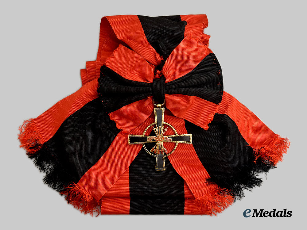 spain,_spanish_state._an_imperial_order_of_the_yoke_and_arrows,_grand_cross_sash_and_badge,_c.1940___m_n_c4713