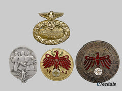 Germany, Third Reich. A Lot of Four Badges