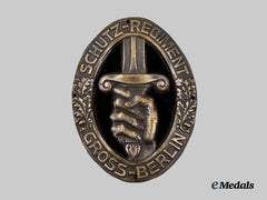 Germany, Freikorps. A Rare Schutz-Regiment Gross-Berlin Sleeve Insignia