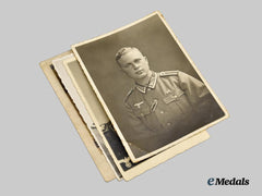 Germany, Heer. A Mixed Lot of Studio Portraits of Infantry and Panzer Personnel
