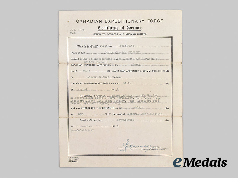 canada,_c_e_f._a_first_war_pair_to_lieutenant_irving_charles_whitcomb,2nd_reinforcements_siege___m_n_c4933